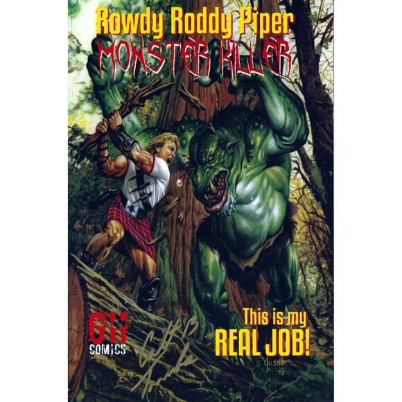 Rowdy Roddy Piper Monster Killer Grind House Comics Graphic Novel Comic Book - Picture 1 of 10